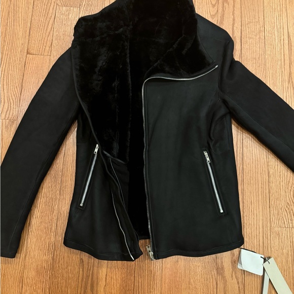 最終特価 新品未使用 RickOwens BAUHAUS COAT Rick Owens Bauhaus Asymmetrical Shearling